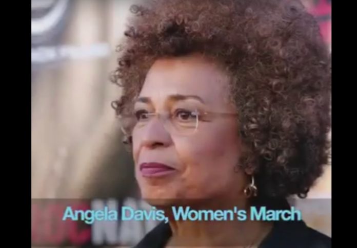 angela davis womens march